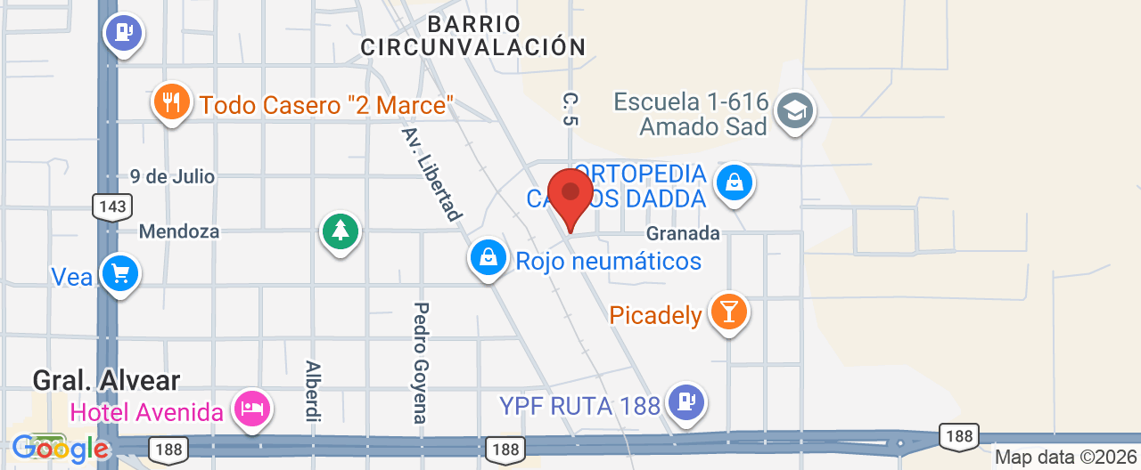 Mapa de la ubicación