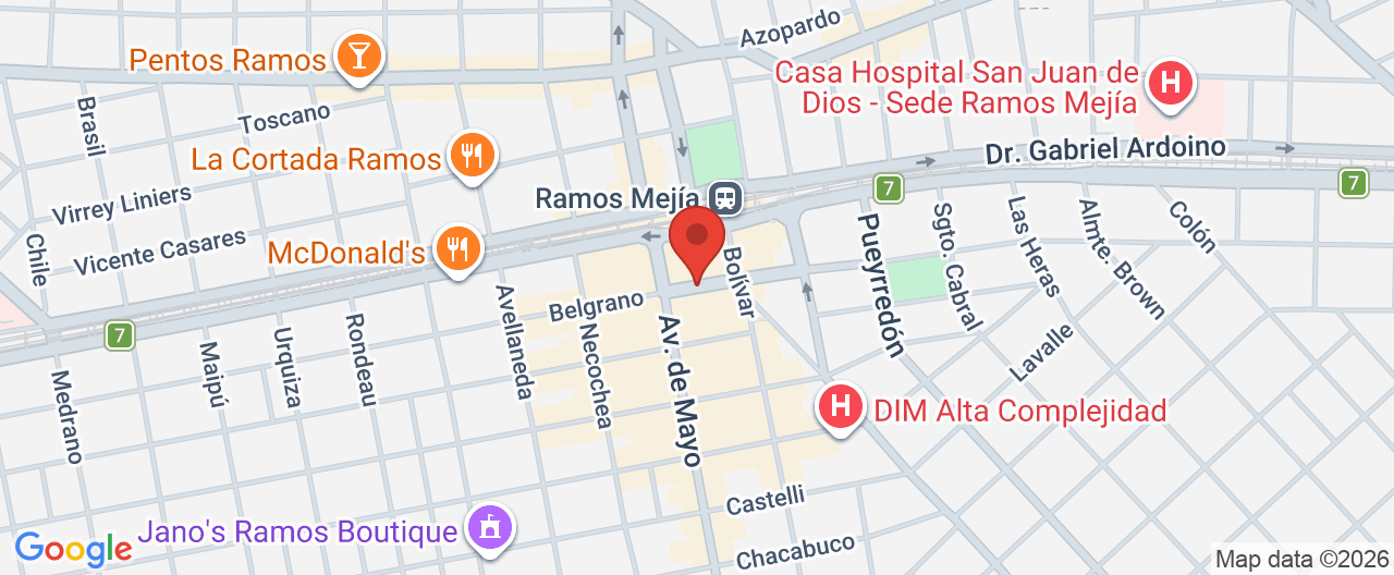 Mapa de la ubicación