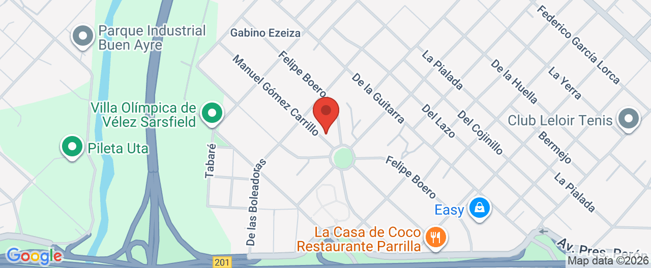 Mapa de la ubicación