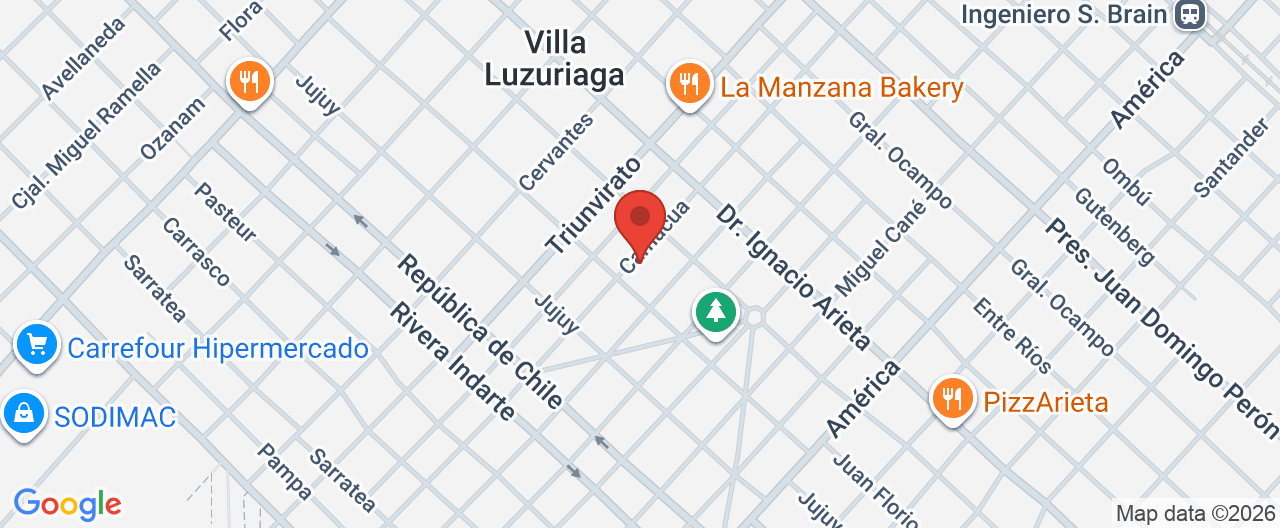 Mapa de la ubicación