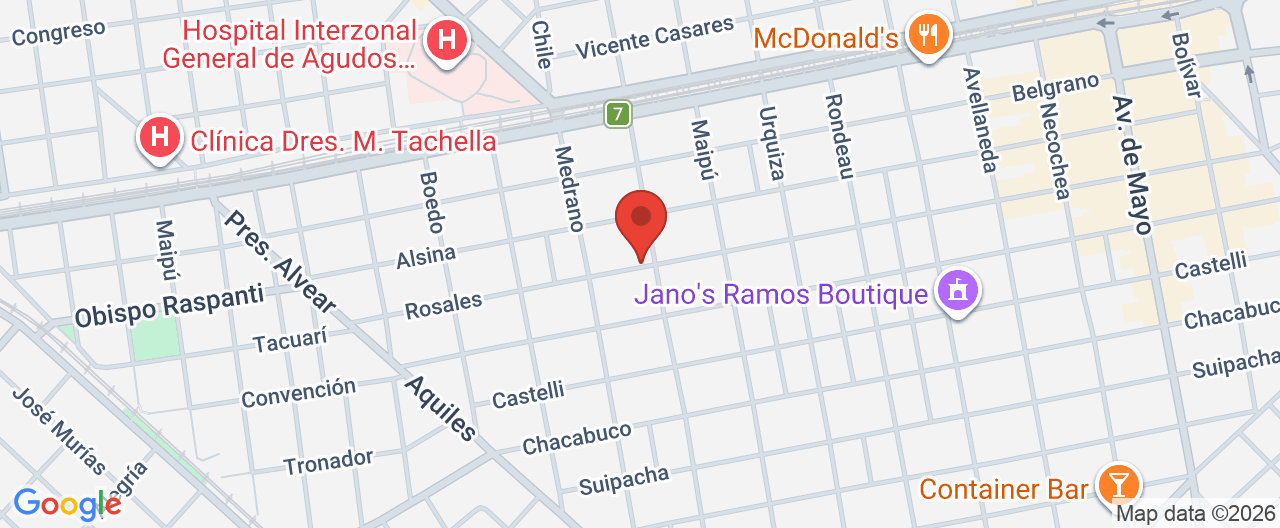 Mapa de la ubicación