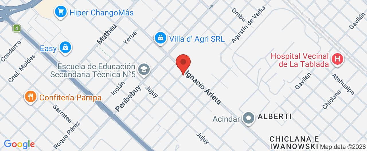 Mapa de la ubicación