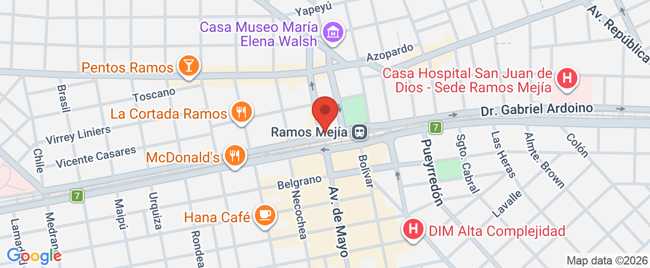 Mapa de la ubicación