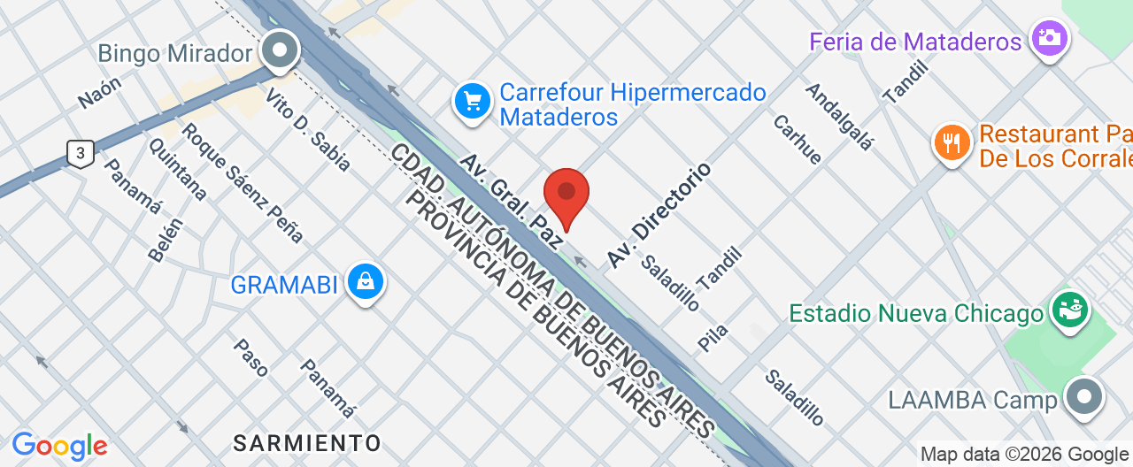 Mapa de la ubicación