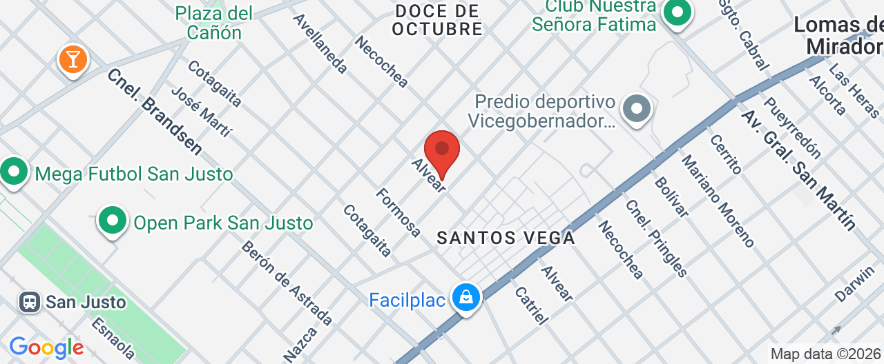 Mapa de la ubicación