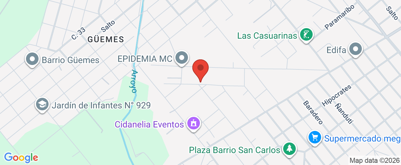 Mapa de la ubicación