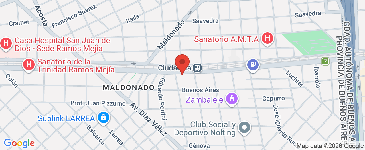 Mapa de la ubicación
