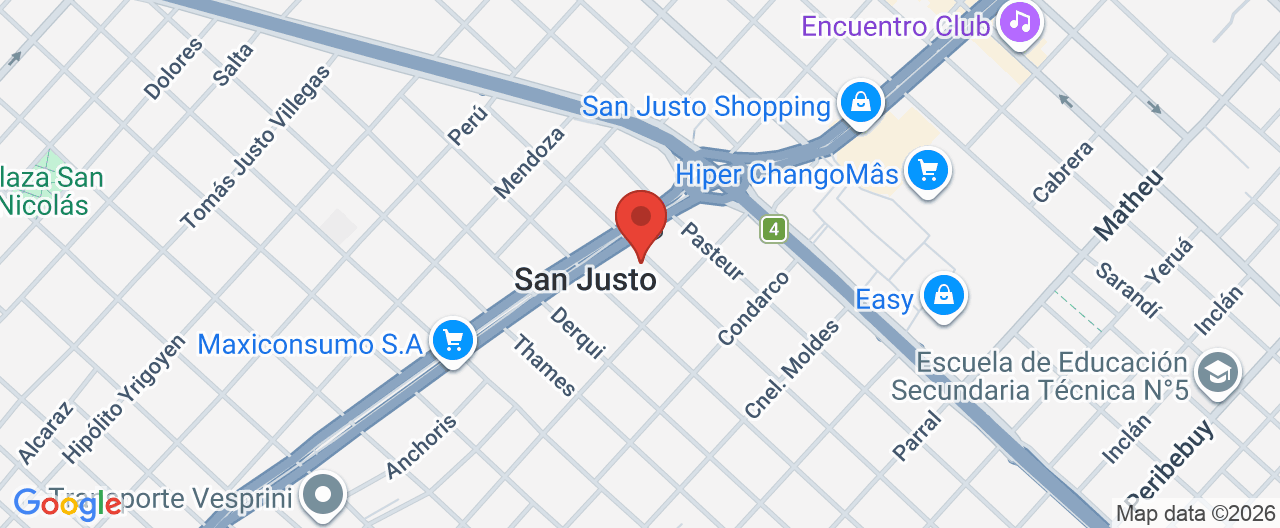 Mapa de la ubicación