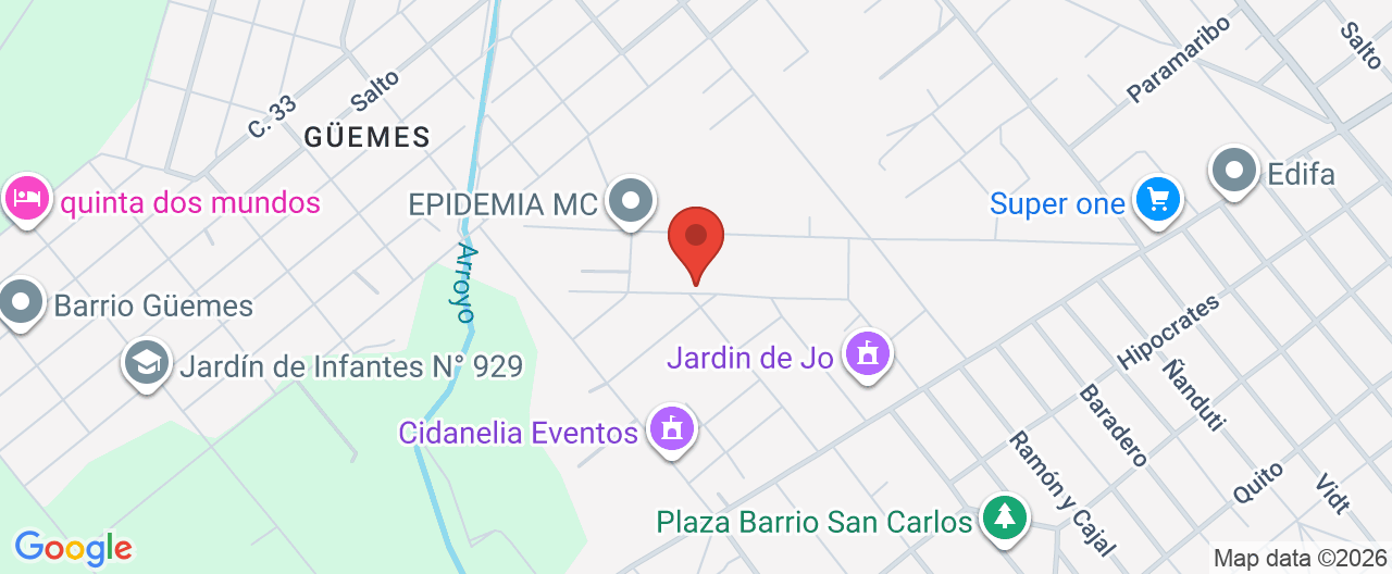 Mapa de la ubicación