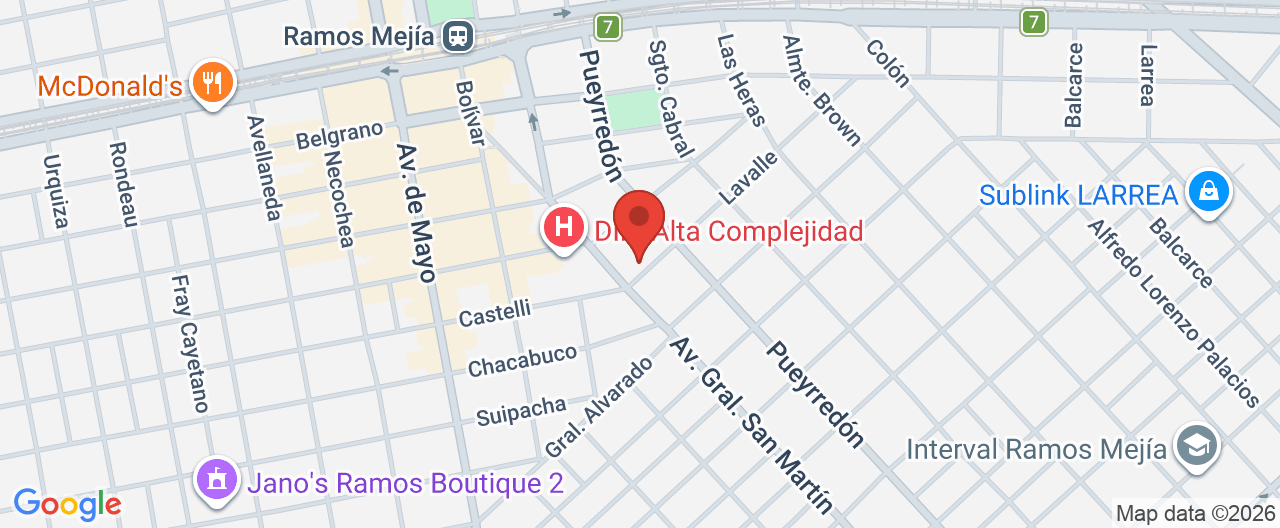 Mapa de la ubicación