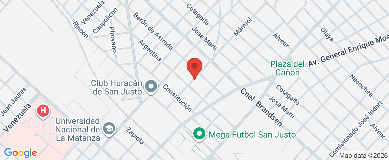 Mapa de la ubicación