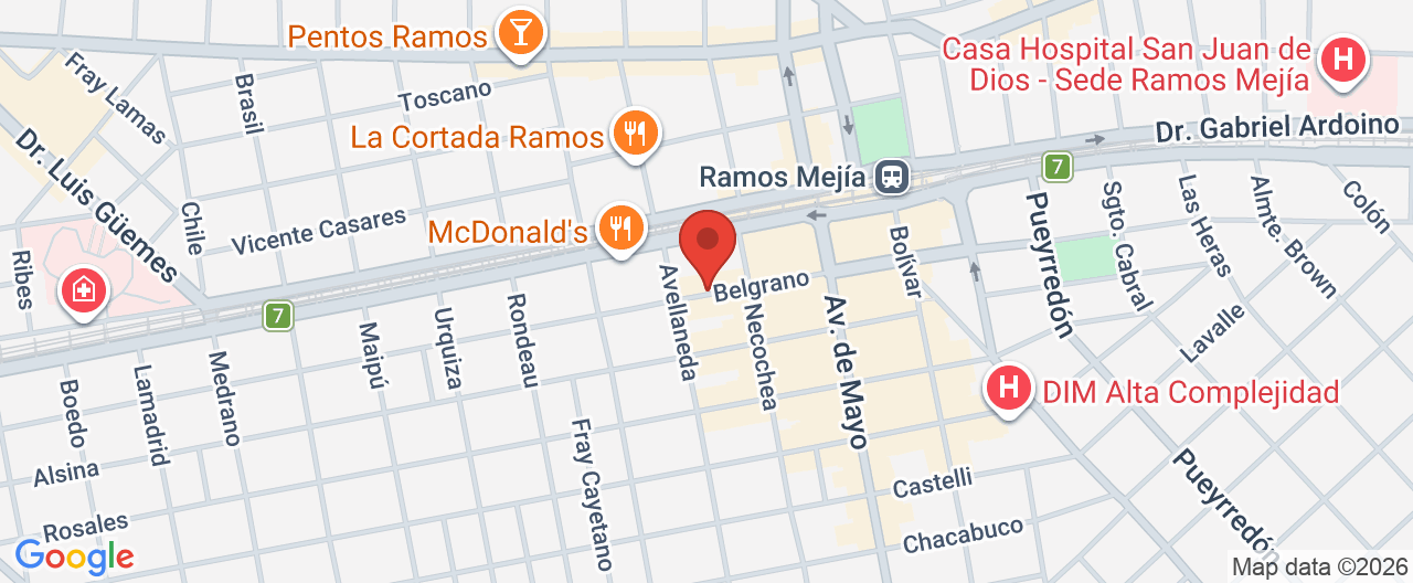 Mapa de la ubicación