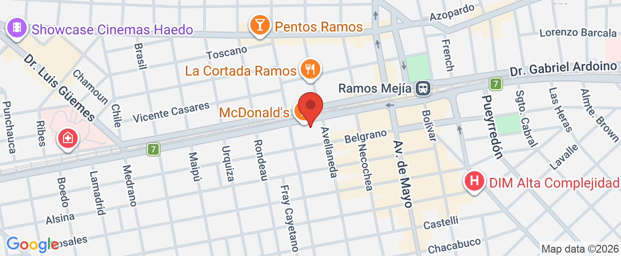Mapa de la ubicación