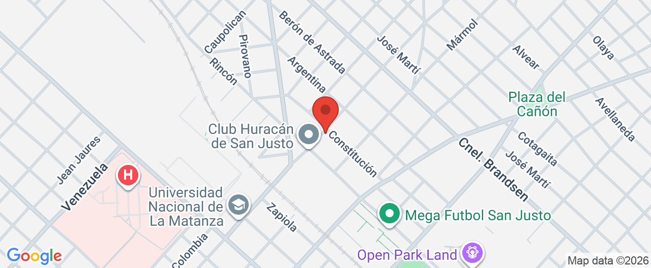Mapa de la ubicación