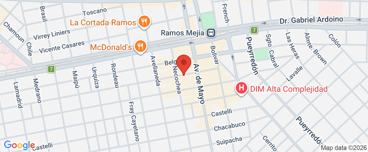 Mapa de la ubicación
