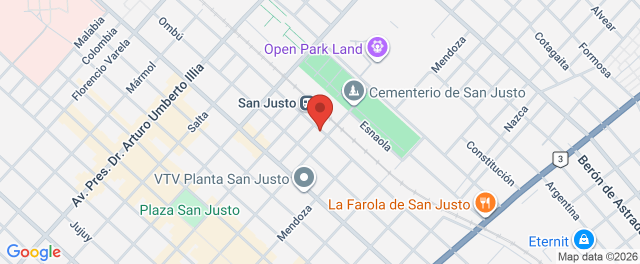 Mapa de la ubicación