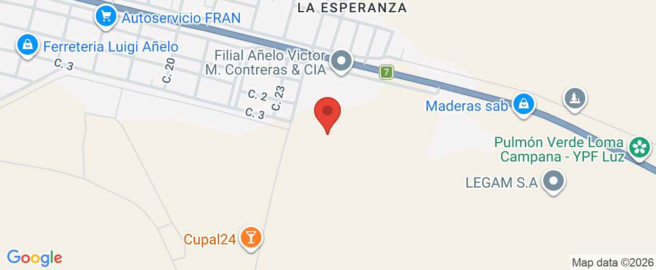 Mapa de la ubicación