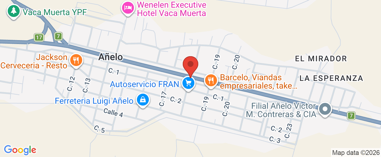 Mapa de la ubicación