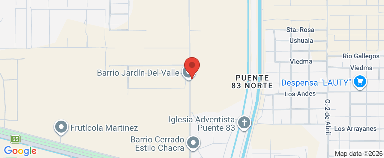 Mapa de la ubicación