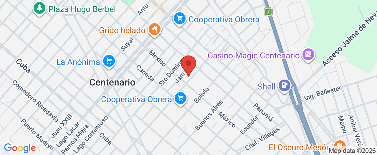 Mapa de la ubicación