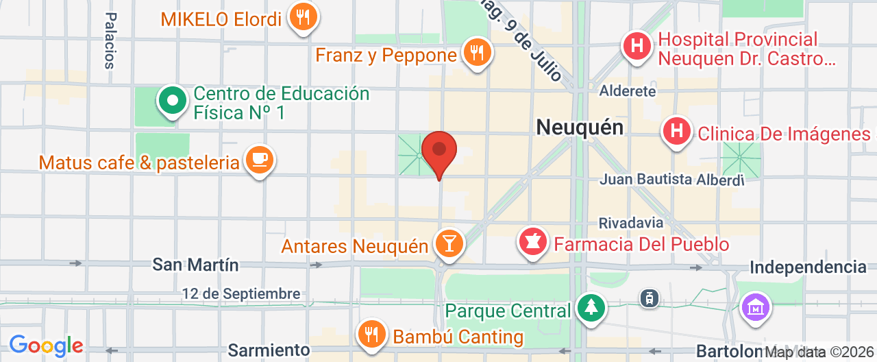 Mapa de la ubicación