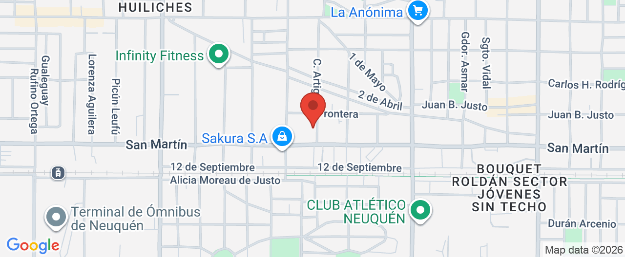 Mapa de la ubicación