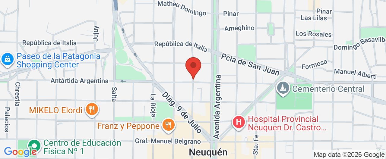 Mapa de la ubicación
