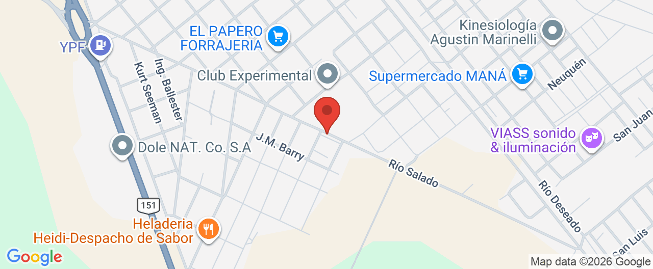Mapa de la ubicación