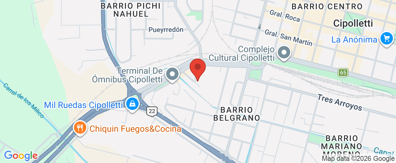 Mapa de la ubicación