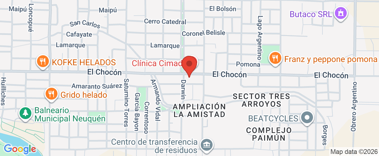 Mapa de la ubicación