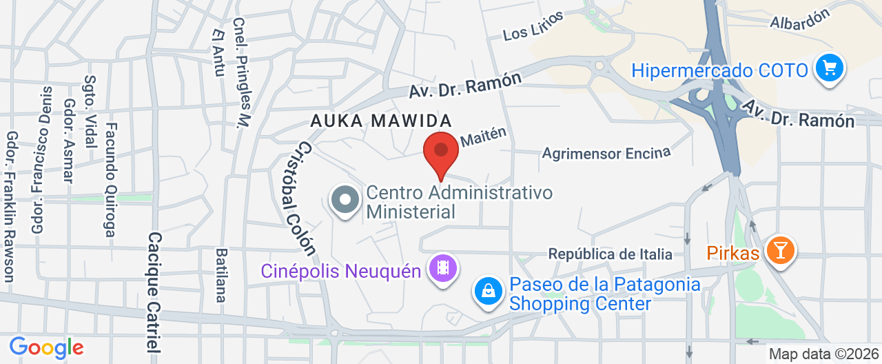 Mapa de la ubicación