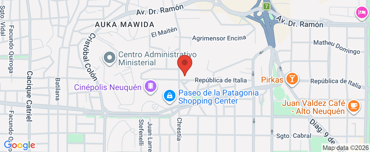 Mapa de la ubicación