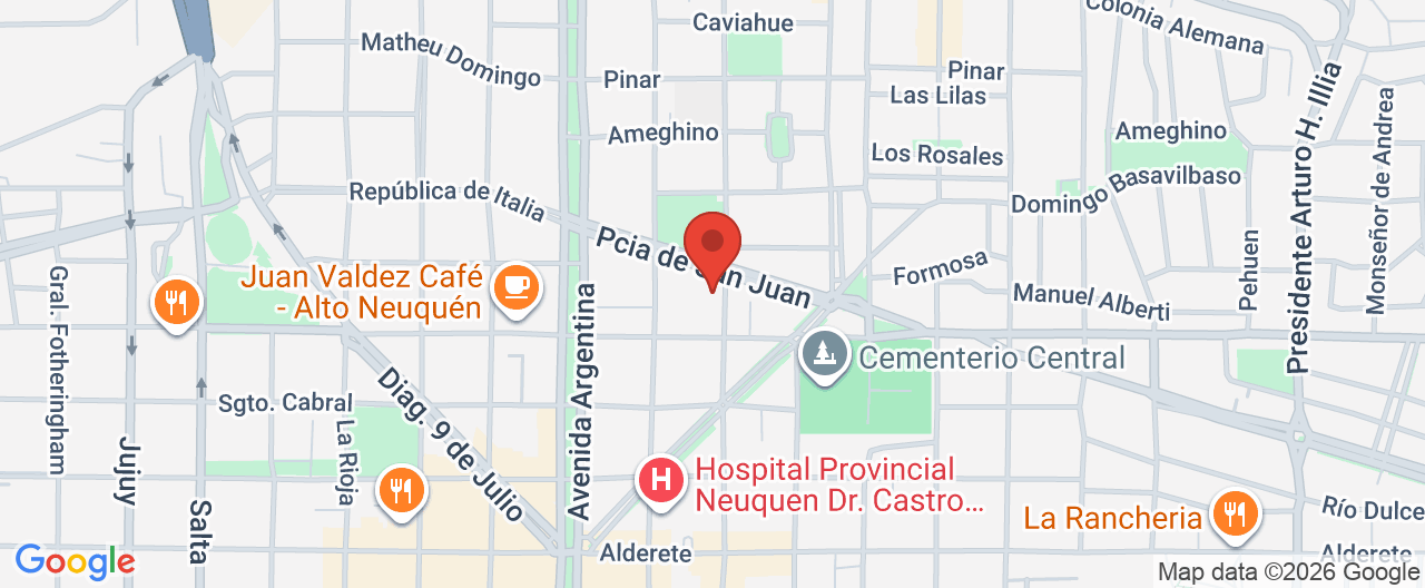 Mapa de la ubicación