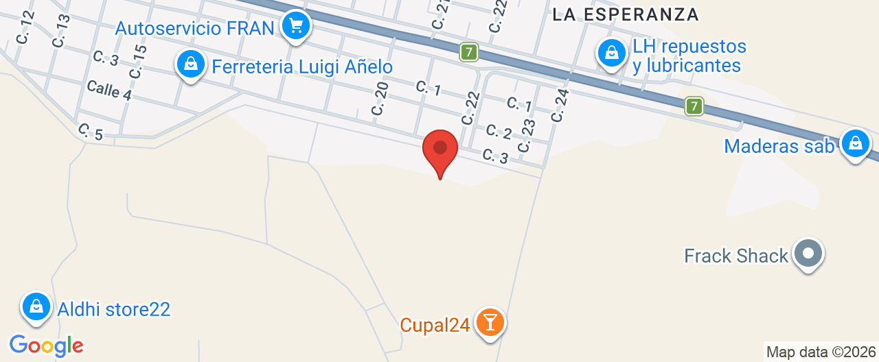 Mapa de la ubicación