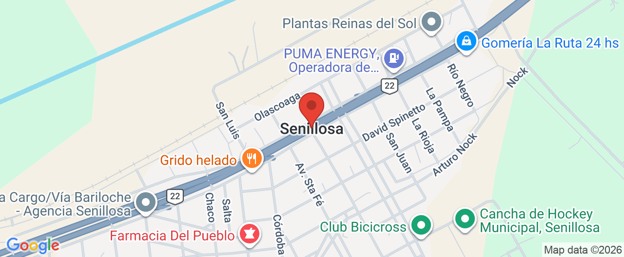 Mapa de la ubicación