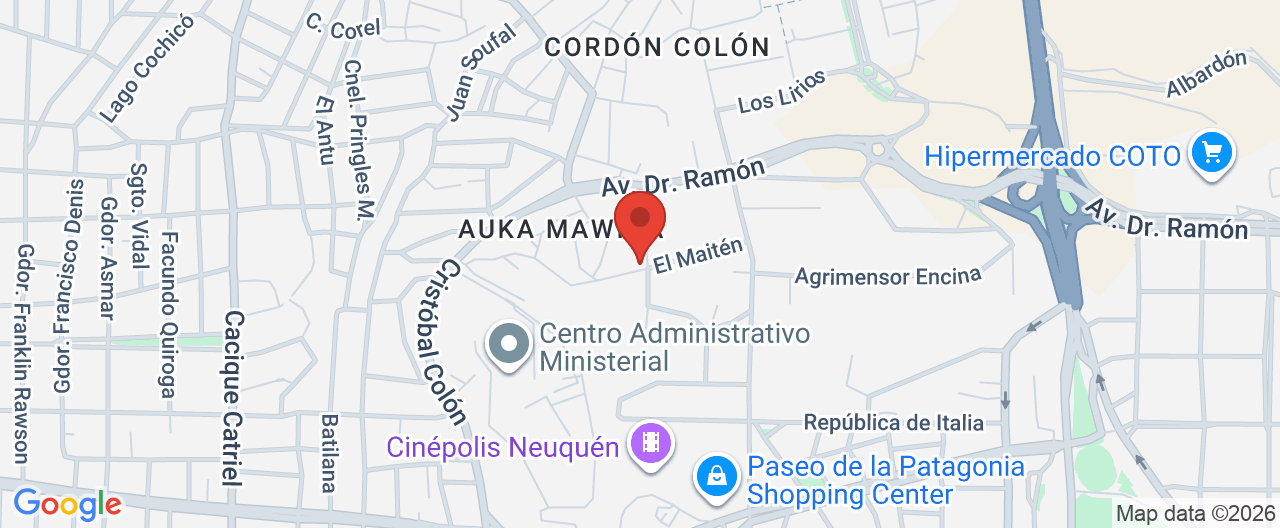 Mapa de la ubicación