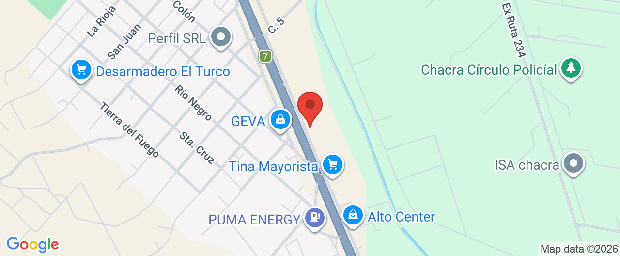Mapa de la ubicación