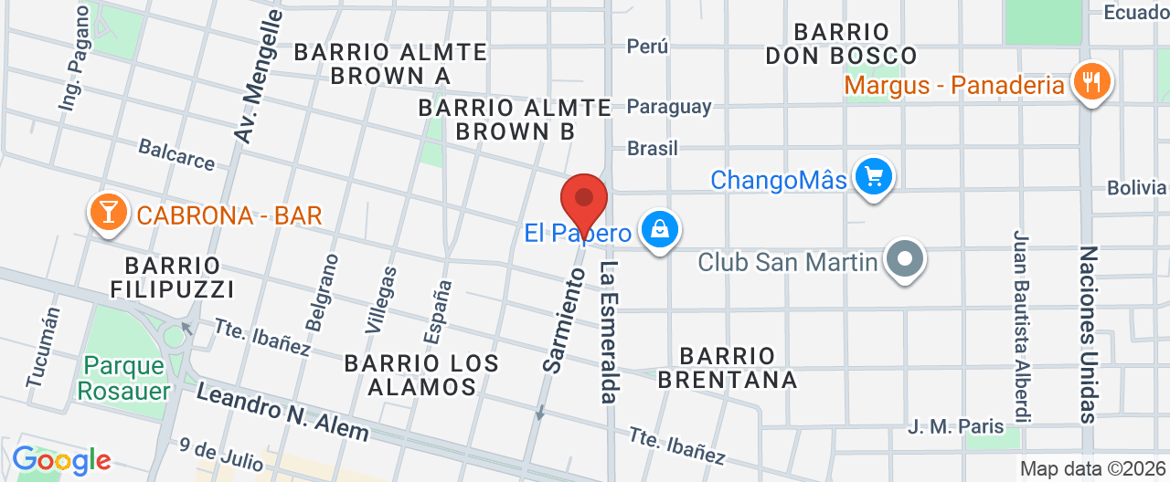 Mapa de la ubicación