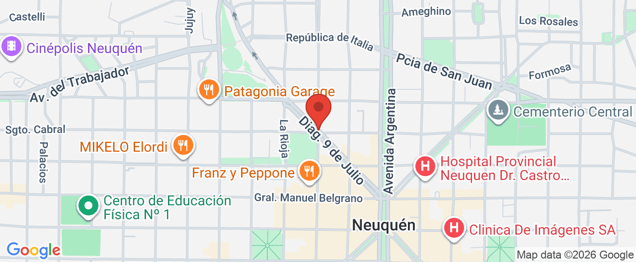 Mapa de la ubicación
