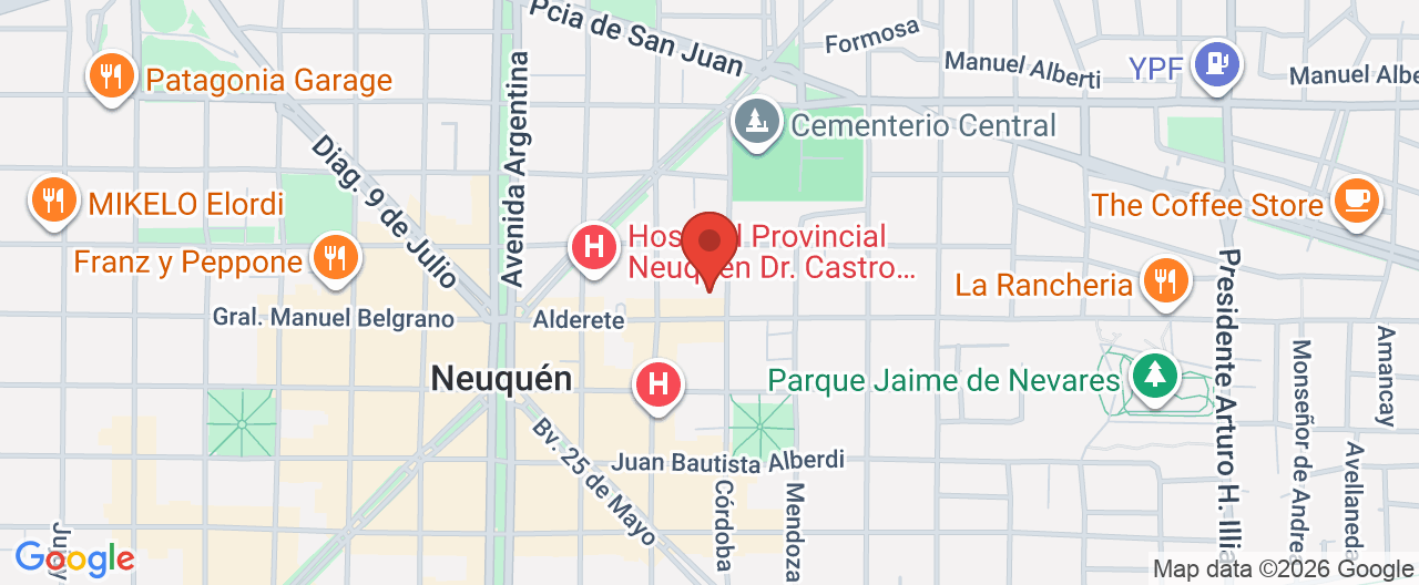 Mapa de la ubicación
