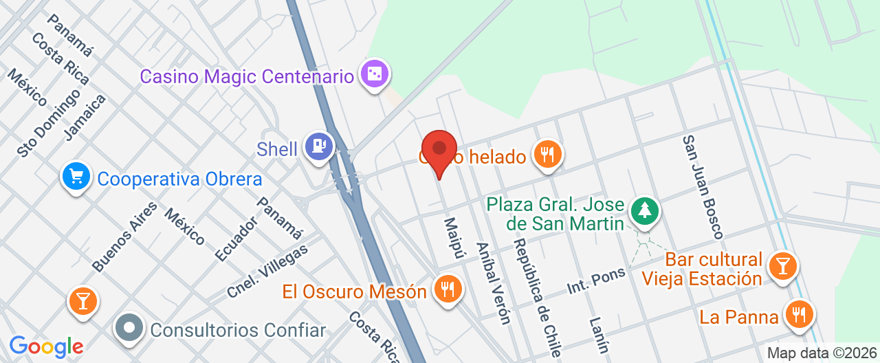 Mapa de la ubicación