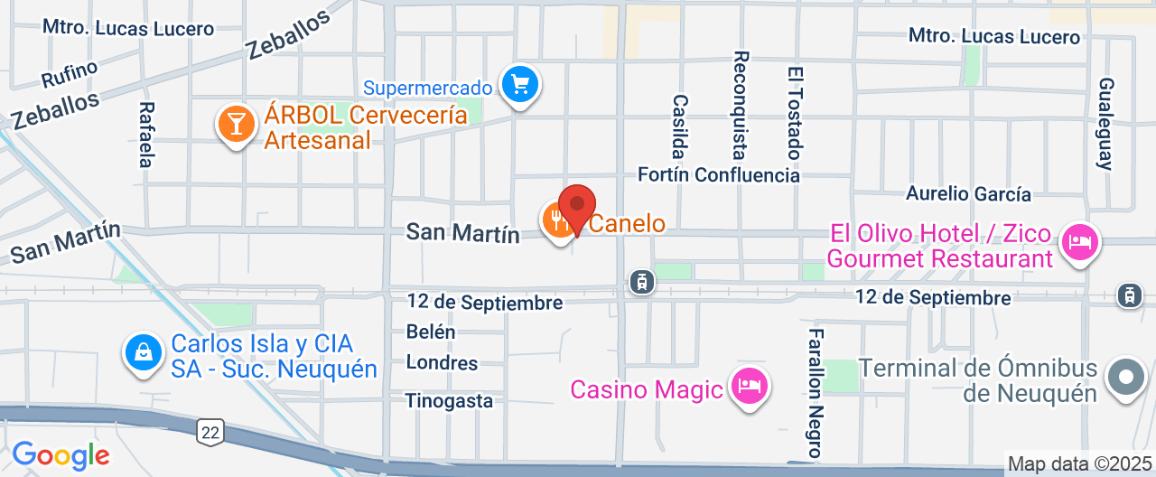 Mapa de la ubicación