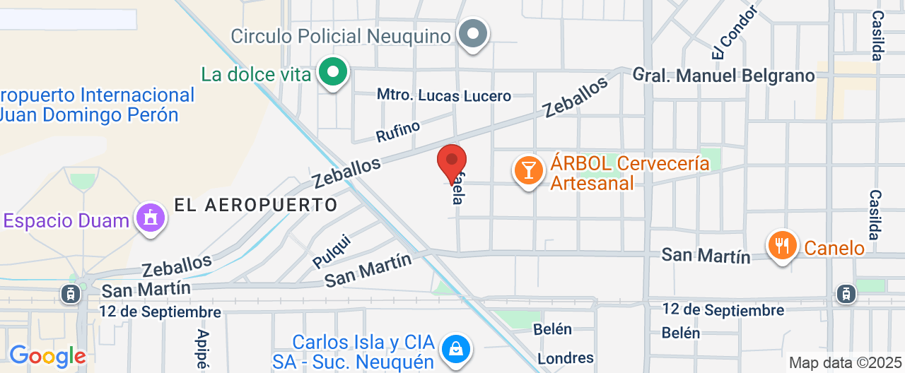 Mapa de la ubicación