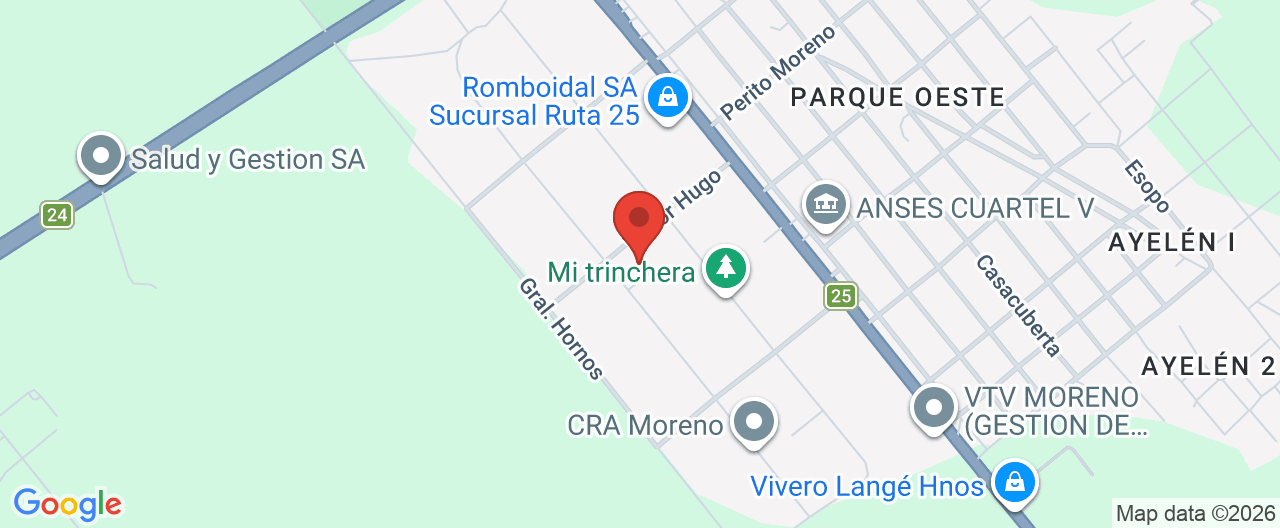 Mapa de la ubicación