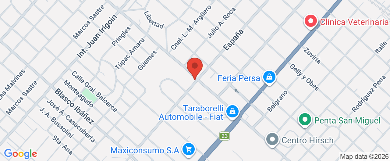 Mapa de la ubicación