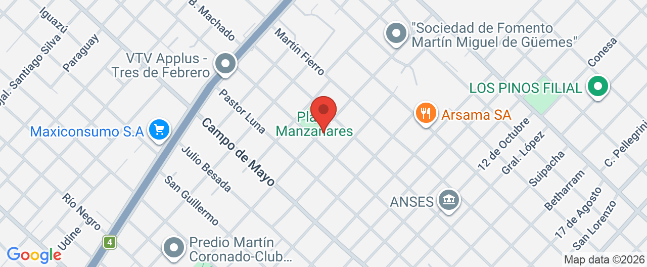 Mapa de la ubicación