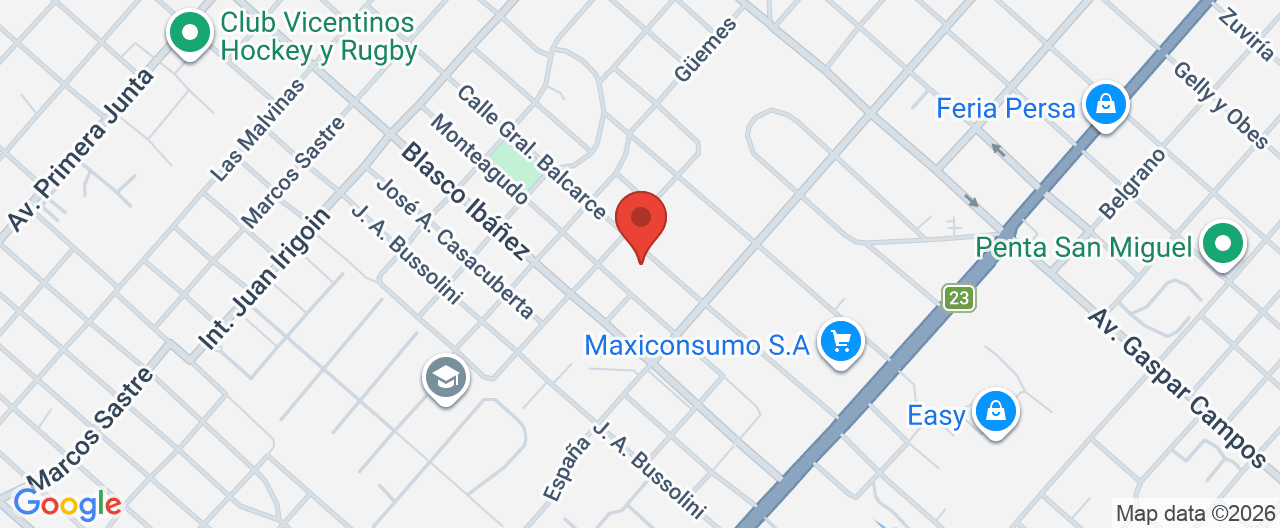 Mapa de la ubicación