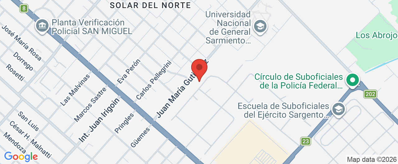 Mapa de la ubicación
