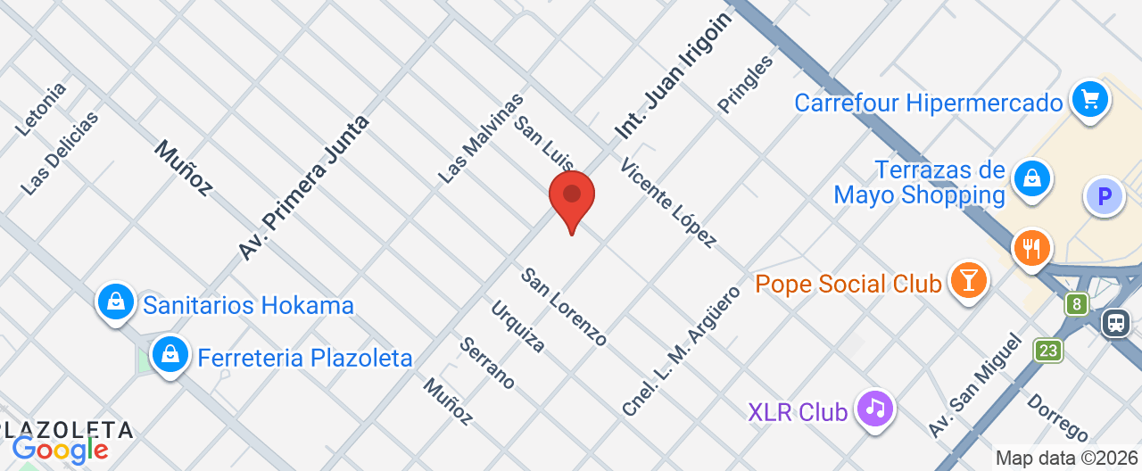 Mapa de la ubicación