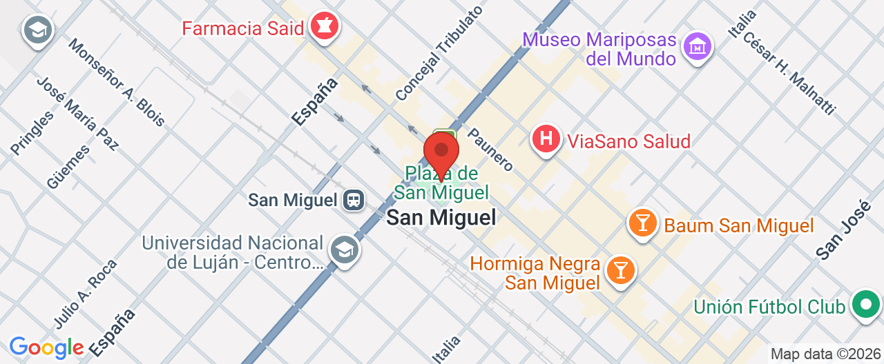 Mapa de la ubicación
